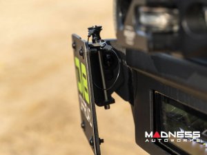 Front License Plate Mount - D-Ring Mount - Quick Release